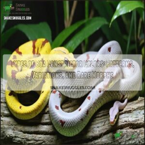 types of boa constrictor colors