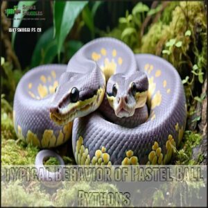 Typical Behavior of Pastel Ball Pythons