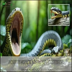 Unique Snake Tooth Adaptations Unique Snake Tooth Adaptations