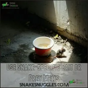 Use Snake-specific Bait or Prey Items Use Snake-specific Bait or Prey Items
