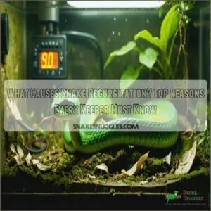 what causes snake regurgitation what causes snake regurgitation