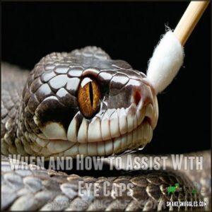 When and How to Assist With Eye Caps