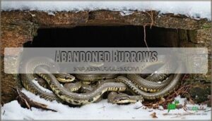 abandoned burrows