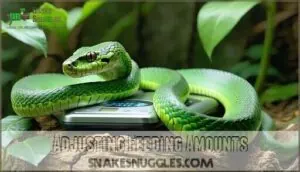 adjusting feeding amounts adjusting feeding amounts