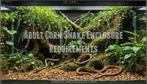 adult corn snake enclosure requirements