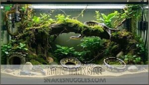 adult tank size
