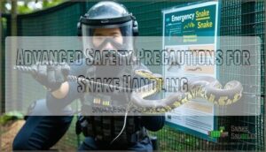 advanced safety precautions for snake handling