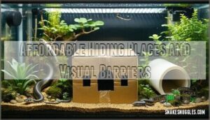 affordable hiding places and visual barriers