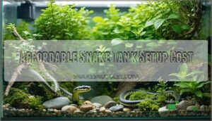 affordable snake tank setup cost