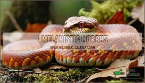 amelanistic morphs