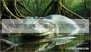 anaconda behavior and adaptations