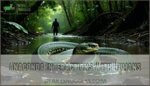 anaconda interactions with humans