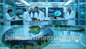 anacondas in captivity and research
