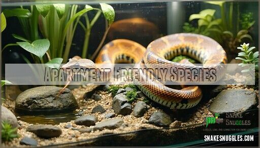 Common Snake Species for Small Apartments: Perfect Pets for Tight Spaces