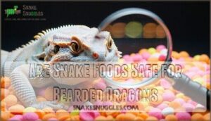 are snake foods safe for bearded dragons