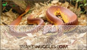 aspen shavings as a substrate option