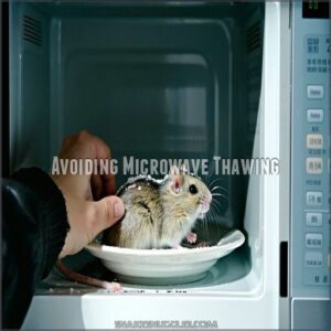 avoiding microwave thawing