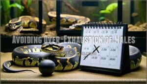 avoiding over-exhaustion of males