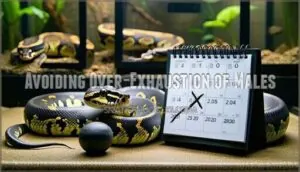 avoiding over-exhaustion of males avoiding over-exhaustion of males