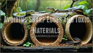 avoiding sharp edges and toxic materials