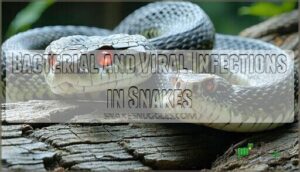 bacterial and viral infections in snakes