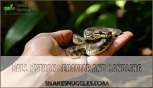 ball python behavior and handling