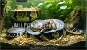 ball python diet and feeding