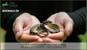 ball python handling