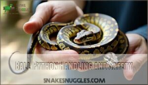 ball python handling and safety