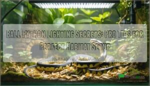 ball python lighting setup guide