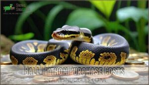 ball python purchase costs