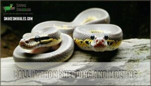 ball python shedding and molting