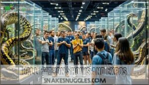 ball python shows and expos