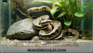 ball python size and growth