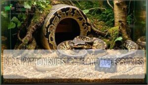 ball python substrate and accessories