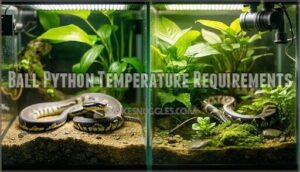 ball python temperature requirements