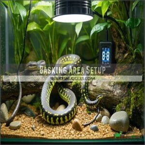 basking area setup