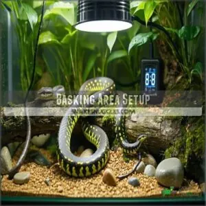 basking area setup basking area setup