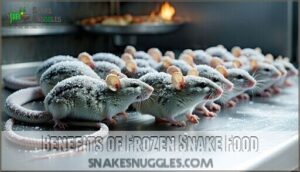 benefits of frozen snake food