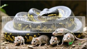 best snake food for ball pythons