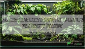 boa constrictor bioactive setup plants