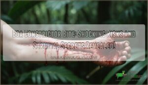 boa constrictor bite