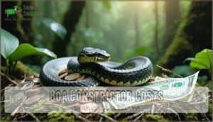 boa constrictor costs
