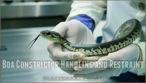 boa constrictor handling and restraint