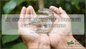 boa constrictor handling tips
