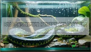 boa constrictor hygiene and cleaning