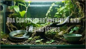 boa constrictor nutrition and feeding issues