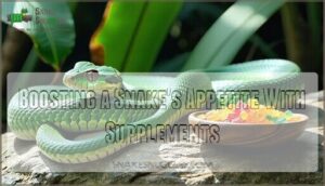 boosting a snake's appetite with supplements