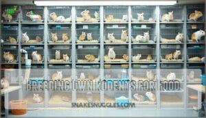 breeding own rodents for food