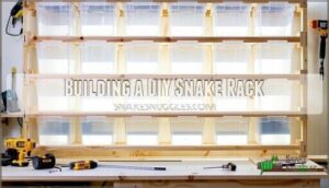 building a diy snake rack
